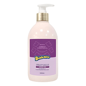 Crema Corporal Hidratante Bubbaluu 500ml Fragancia Uva Uva