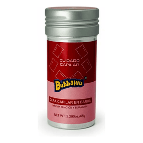 Cera Capilar Barra Fijación Flexible Antifrizz 65g Frutilla