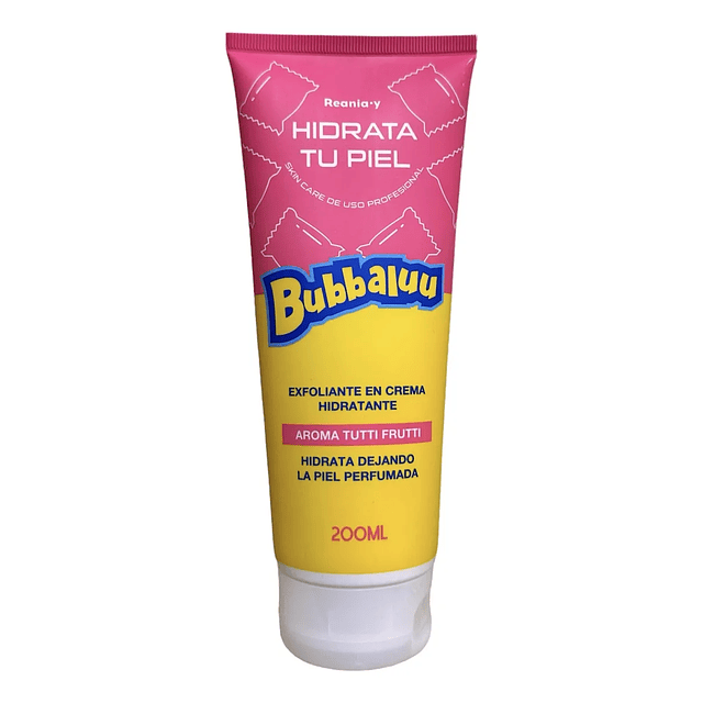 Exfoliante En Crema Hidratante Facial Y Corporal Bubbaluu Fragancia Tutti Frutti