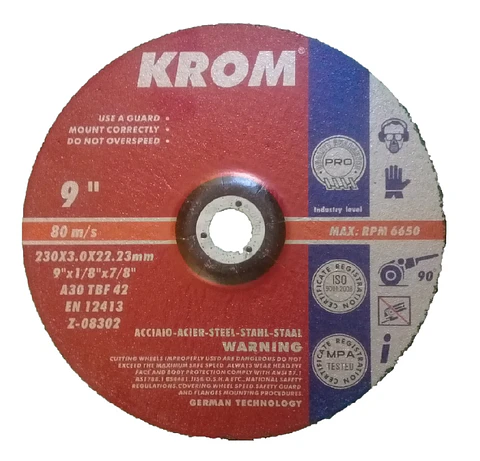 Disco de Corte Metal, para uso en herramienta manual.
