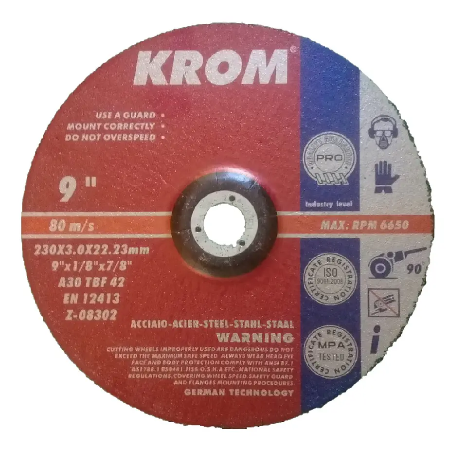 Disco de Corte Metal, para uso en herramienta manual. 1