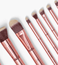 BH Cosmetics - Conjunto de 11 pincéis + bolsa - Metal Rose - Thumbnail 2