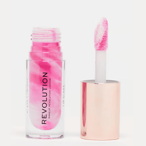 Revolution - Brilho labial Ceramide Lip Swirl - Berry pink