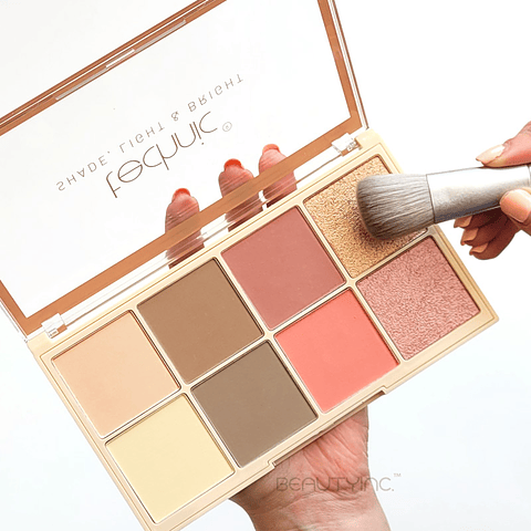 Technic Cosmetics - Paleta de rosto Shade, Light & Bright
