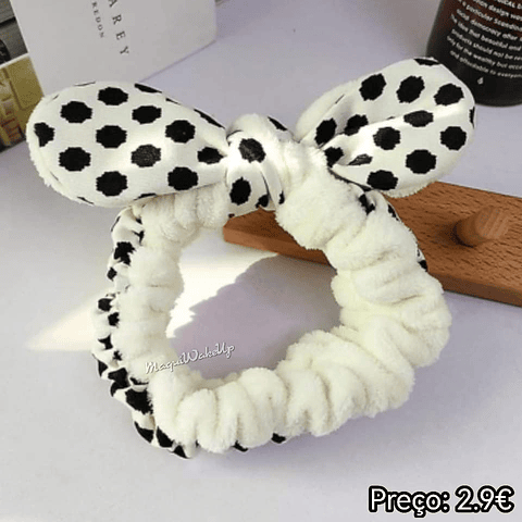 Fita de cabelo Ajustável para Maquilhagem e Skincare