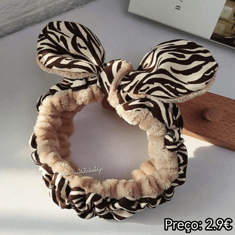 Fita de cabelo Ajustável para Maquilhagem e Skincare