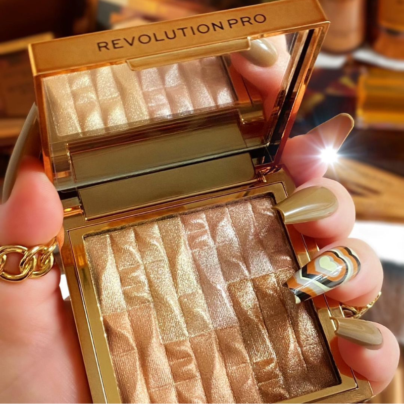 Revolution PRO - Paleta de Iluminadores e Bronzer Shimmer Brick - Afterglow 1