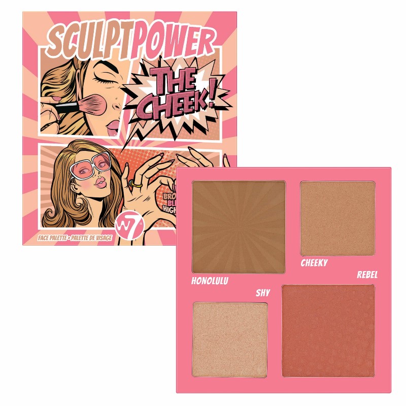 W7 - Paleta de rosto Sculpt Power 1