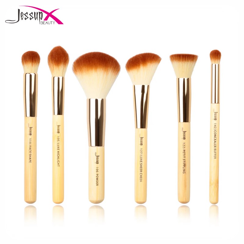 Jessup Beauty - Conjunto de 6 pincéis de Bambu - T144 1