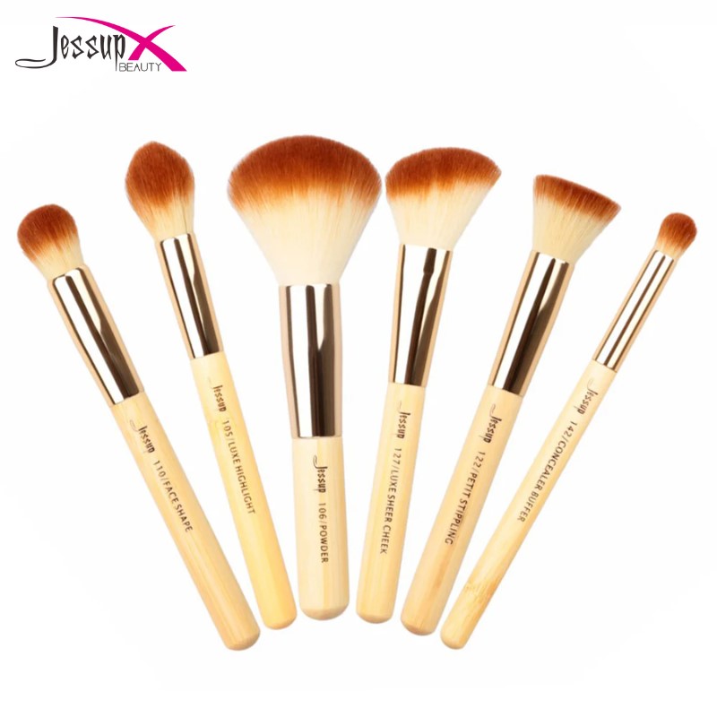 Jessup Beauty - Conjunto de 6 pincéis de Bambu - T144 3