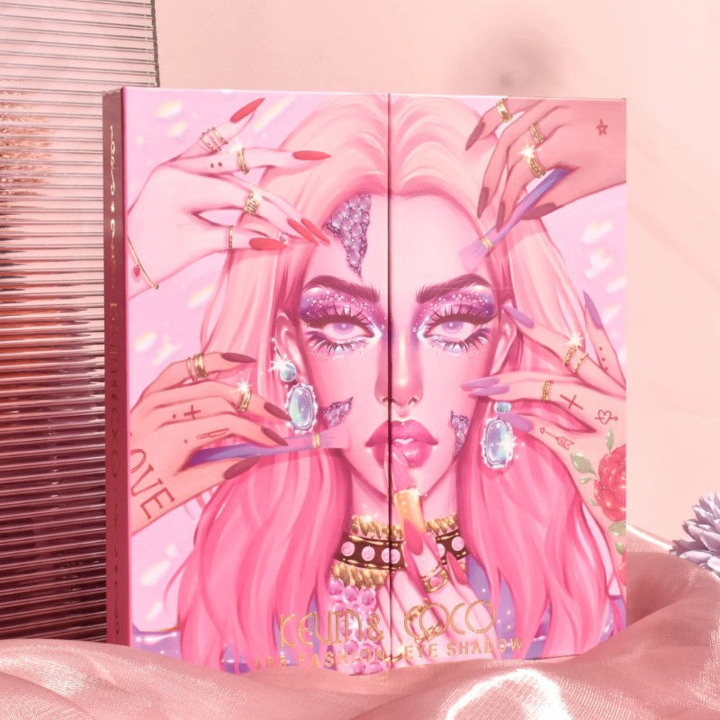 Kevin & Coco - Paleta de sombras Glam - 105 cores 2