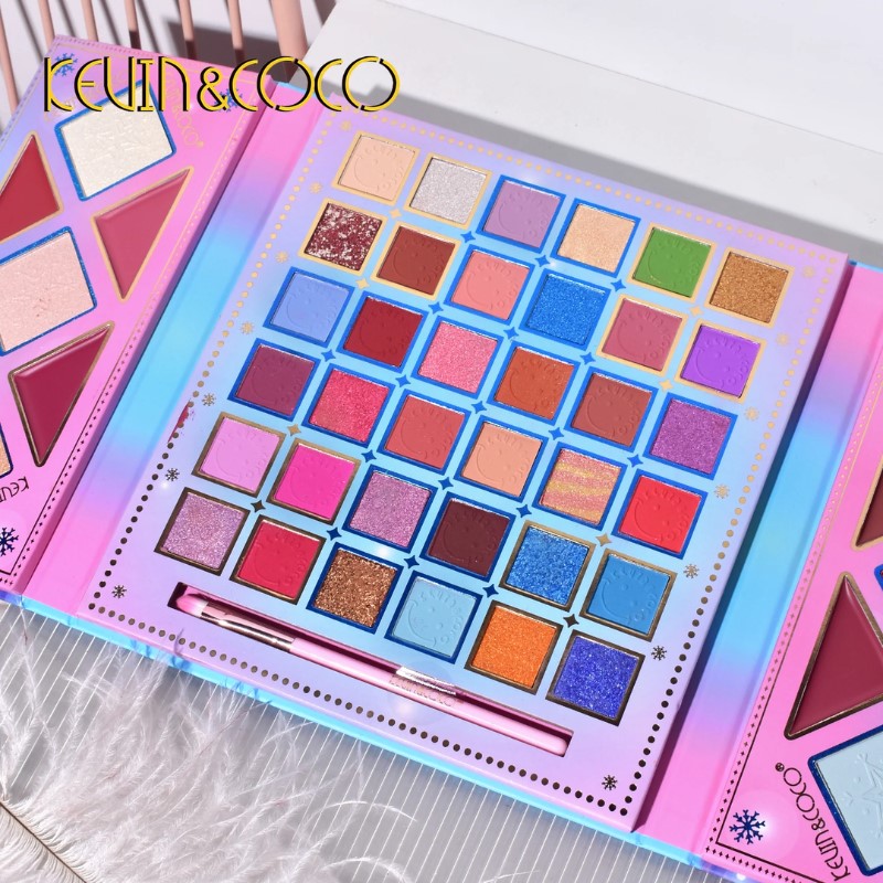 Kevin & Coco - Paleta de sombras Ice Queen - 50 cores 4