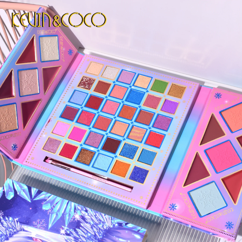 Kevin & Coco - Paleta de sombras Ice Queen - 50 cores 5