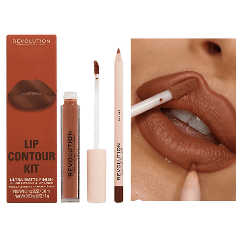 Revolution - Kit de contorno labial - Divine
