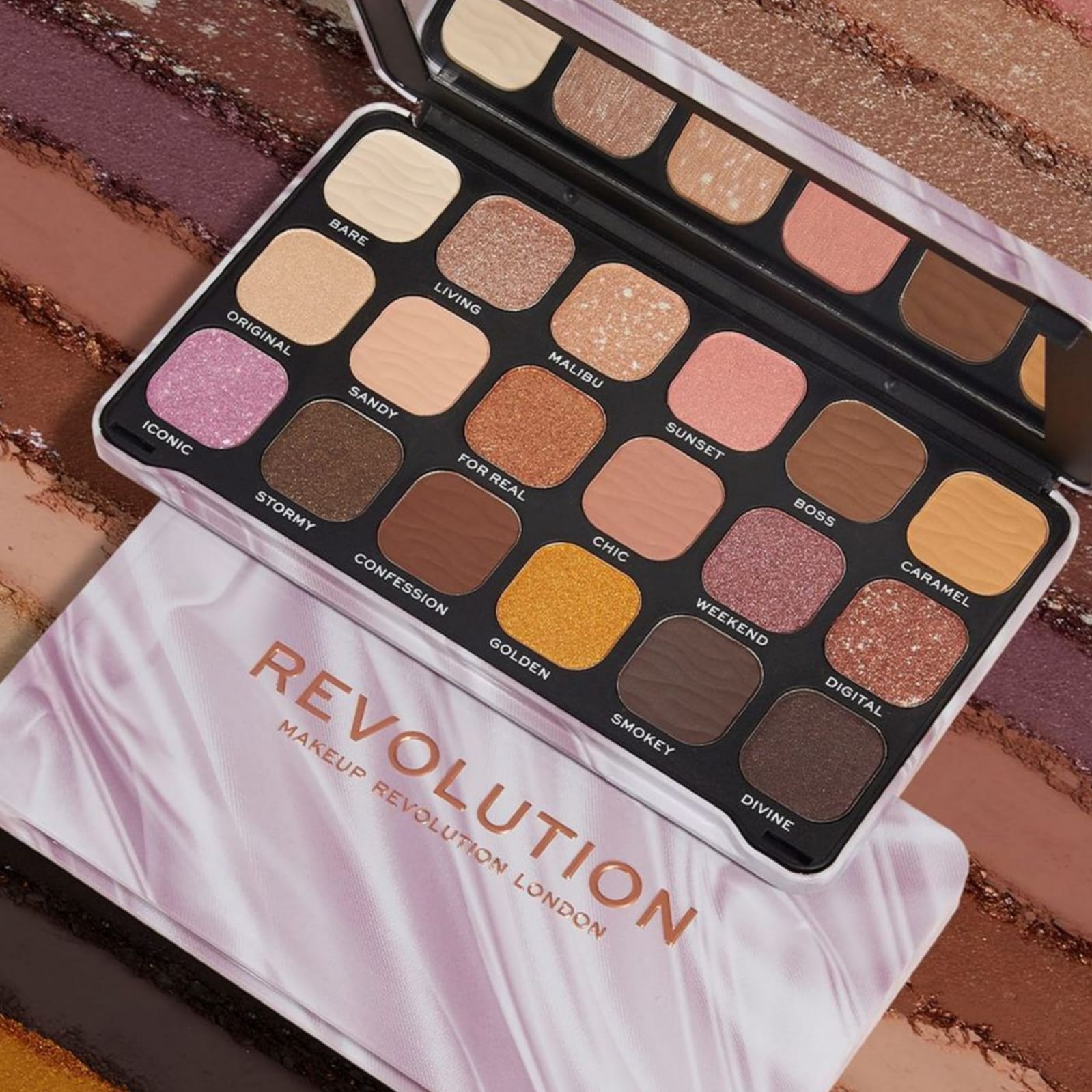 Revolution - Paleta de sombras de olhos Forever Flawless - Nude Silk 1