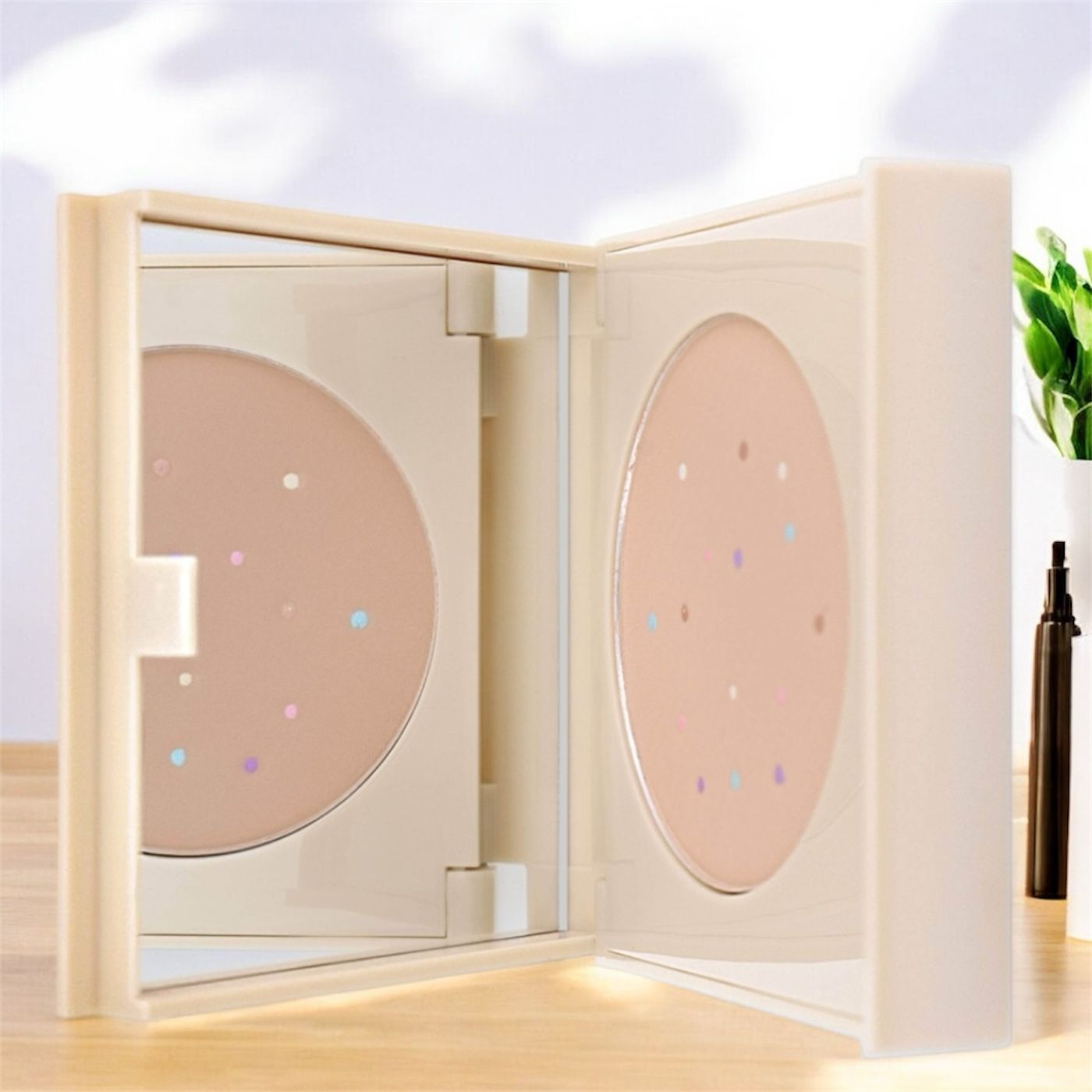 W7 - Conjunto pó translúcido + pincel Magic Touch 4