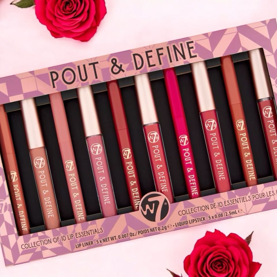 W7 - Conjunto de lábios Pout & Define 1