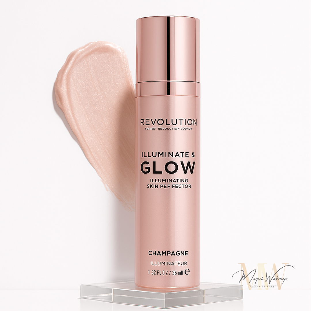 Revolution - Iluminador líquido Illuminate & Glow | Champagne 1
