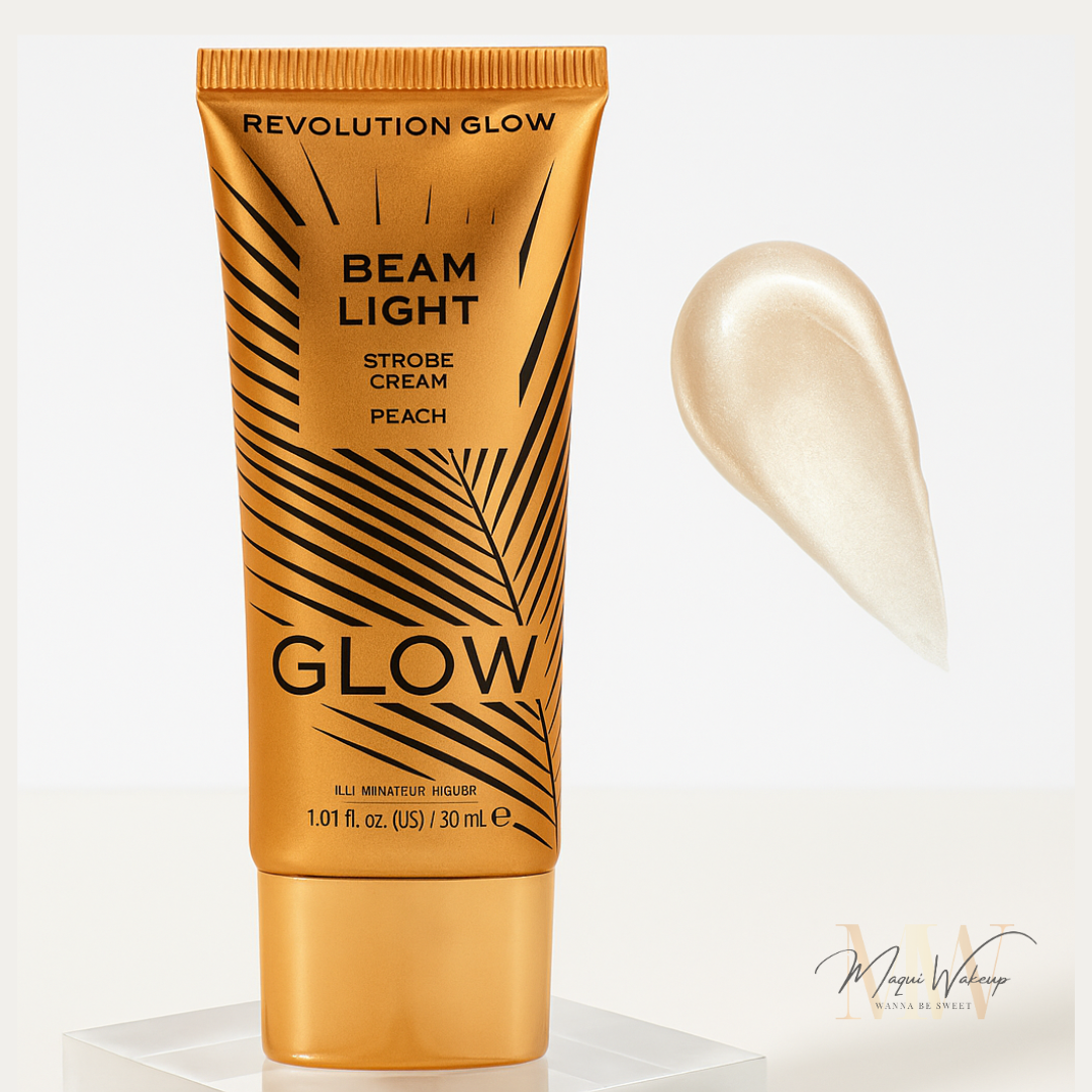 Revolution - Iluminador Beam Light Strobe Cream - Peach 1
