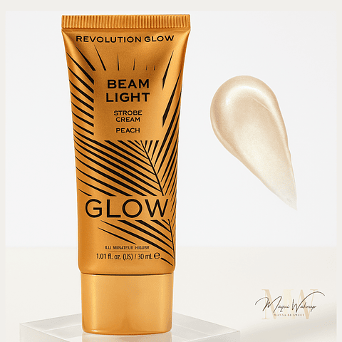 Revolution - Iluminador Beam Light Strobe Cream - Peach