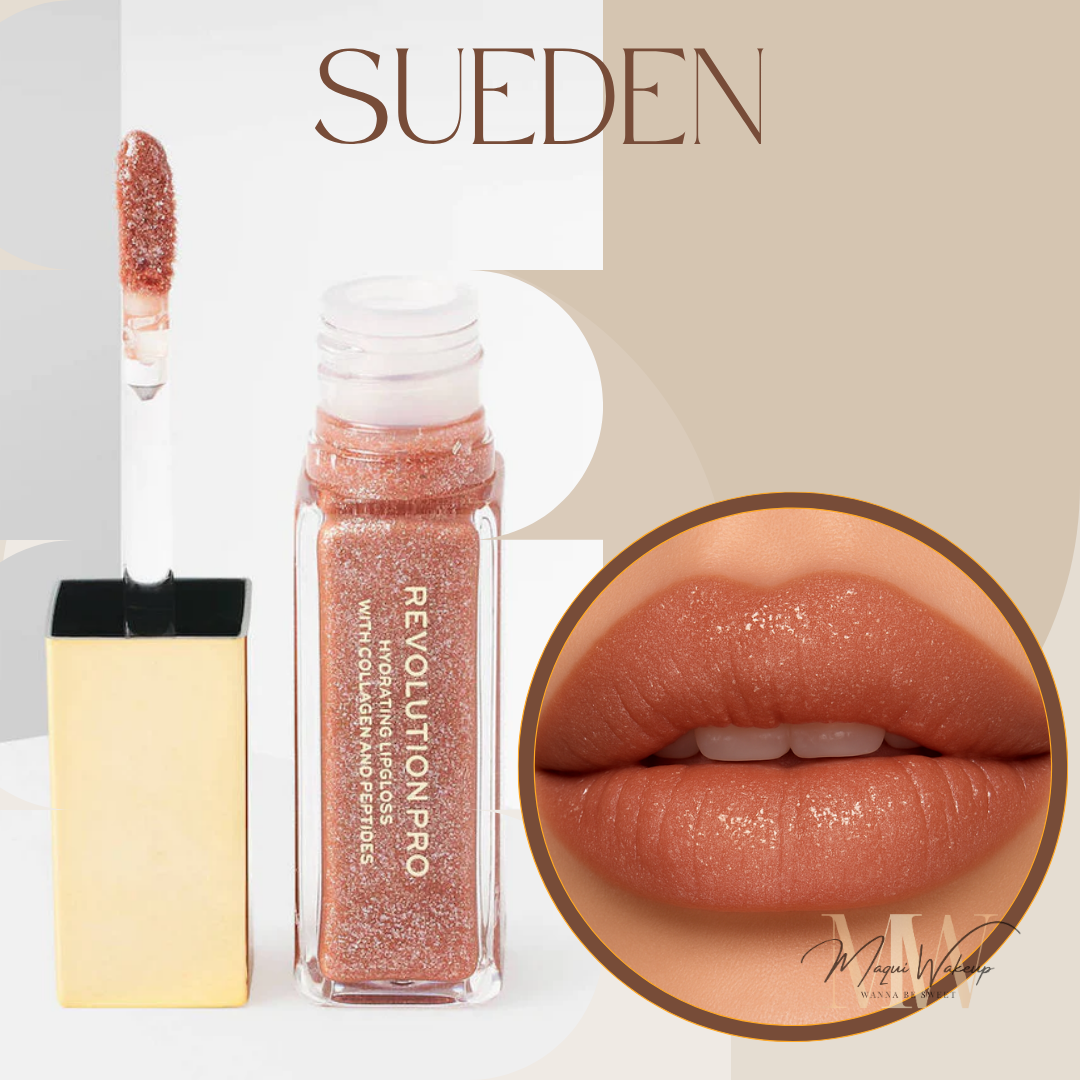 Revolution Pro – Lip Gloss All That Glistens Hydrating - Suede 1