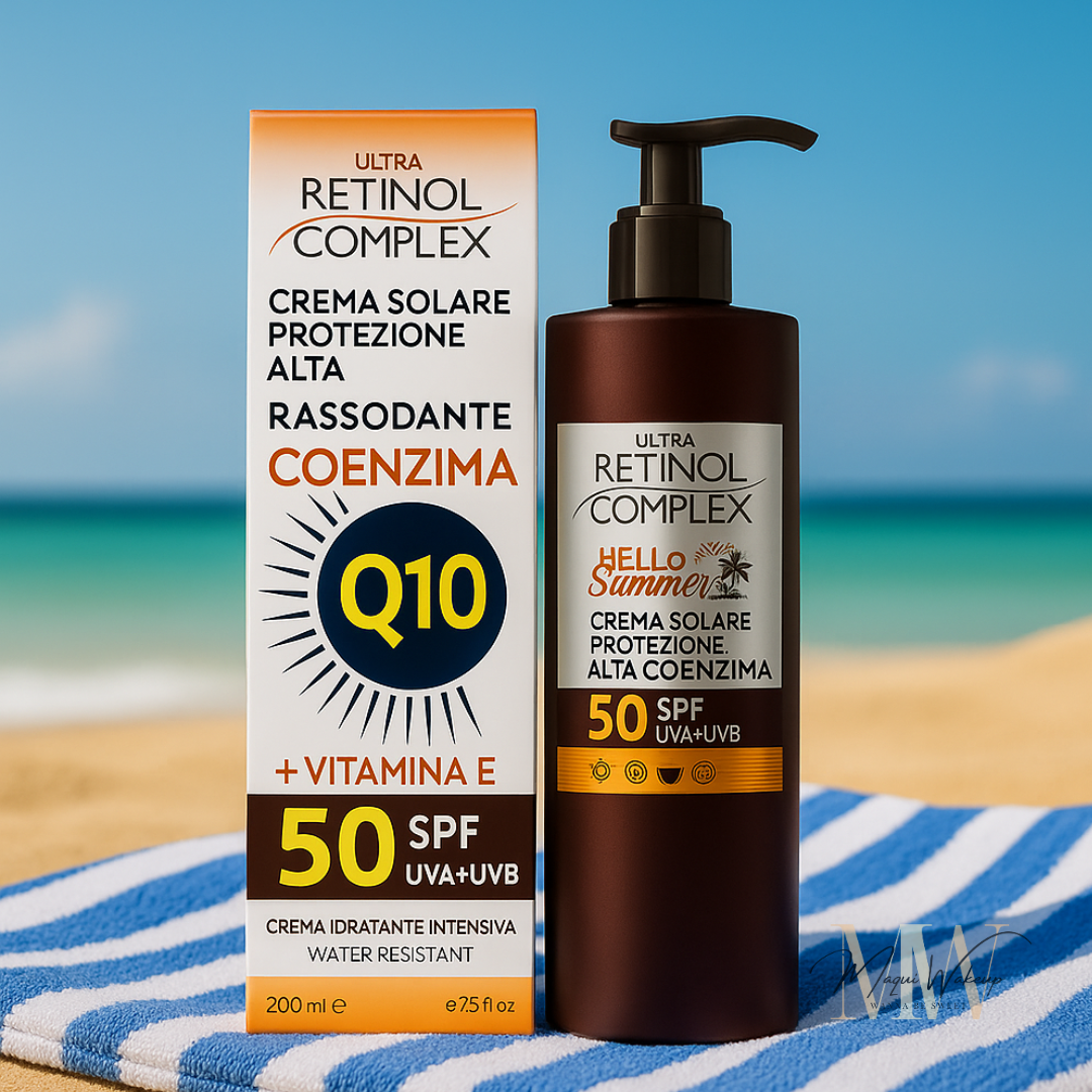 Retinol Complex - *Hello Summer* Creme protetor solar Q10 SPF50 1