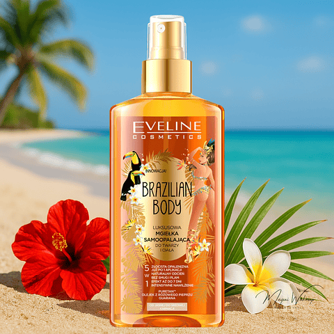 Eveline Cosmetics - *Brazilian Body* Autobronzeador Bruma Rosto & Corpo