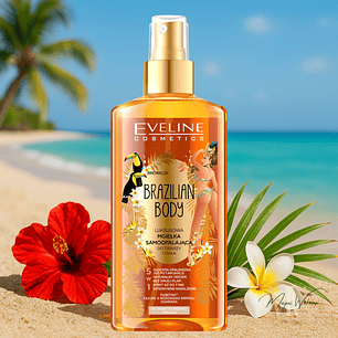 Eveline Cosmetics - *Brazilian Body* Autobronzeador Bruma Rosto & Corpo