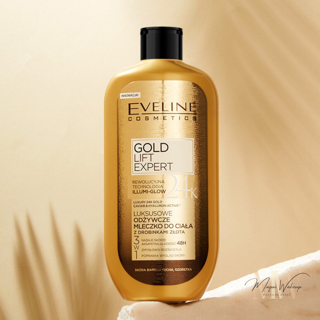 Eveline Cosmetics - Creme corporal Gold Lift Expert 24K - com partículas de ouro 1