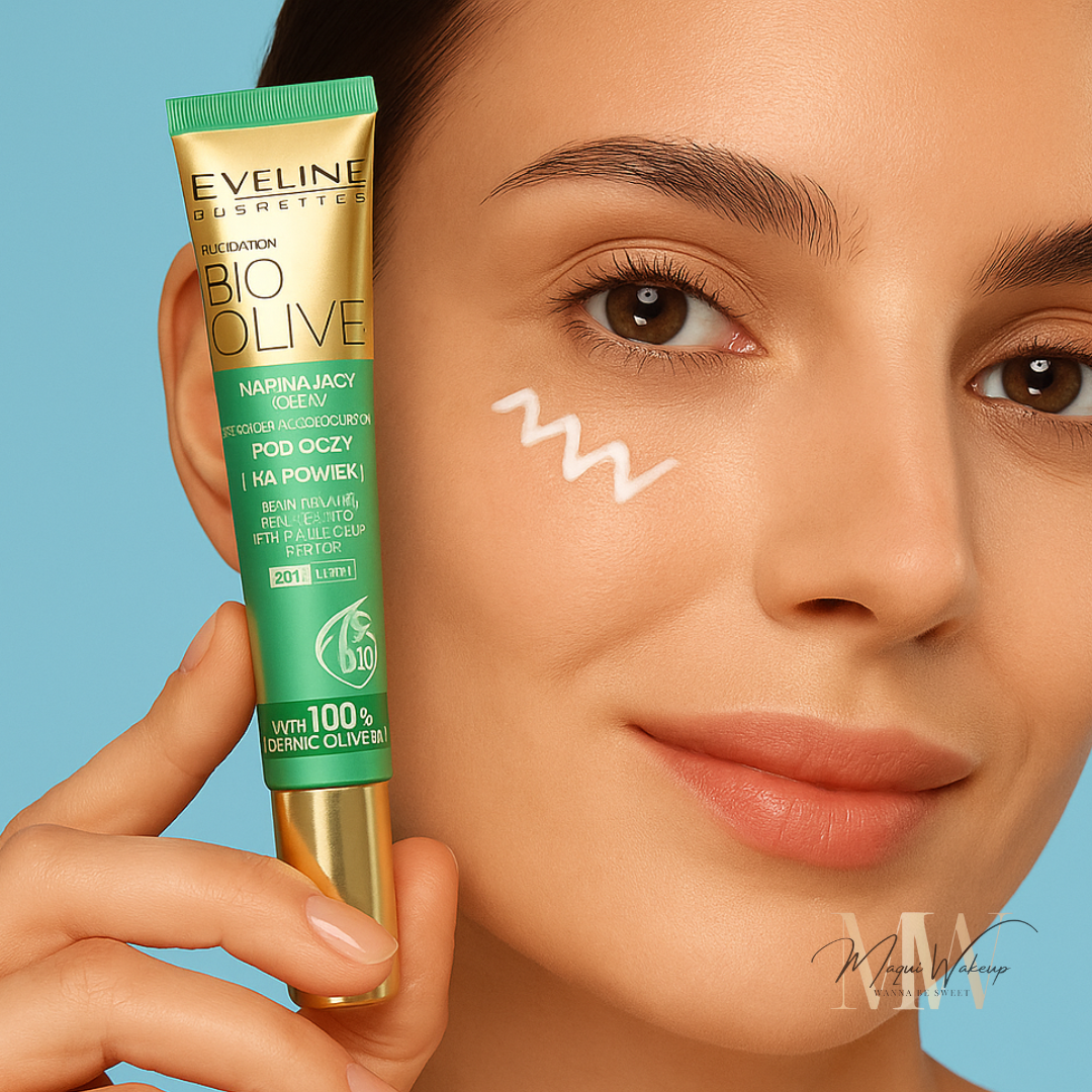 Eveline Cosmetics - Bio Olive Creme de contorno olhos antirrugas,papos e olheiras (Dia/Noite) 1