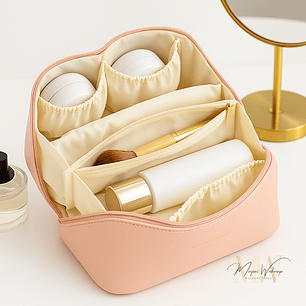 Bolsa de maquilhagem/skincare BloomCase - Rosé