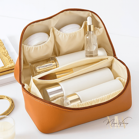 Bolsa de maquilhagem/skincare BloomCase - Cocoa