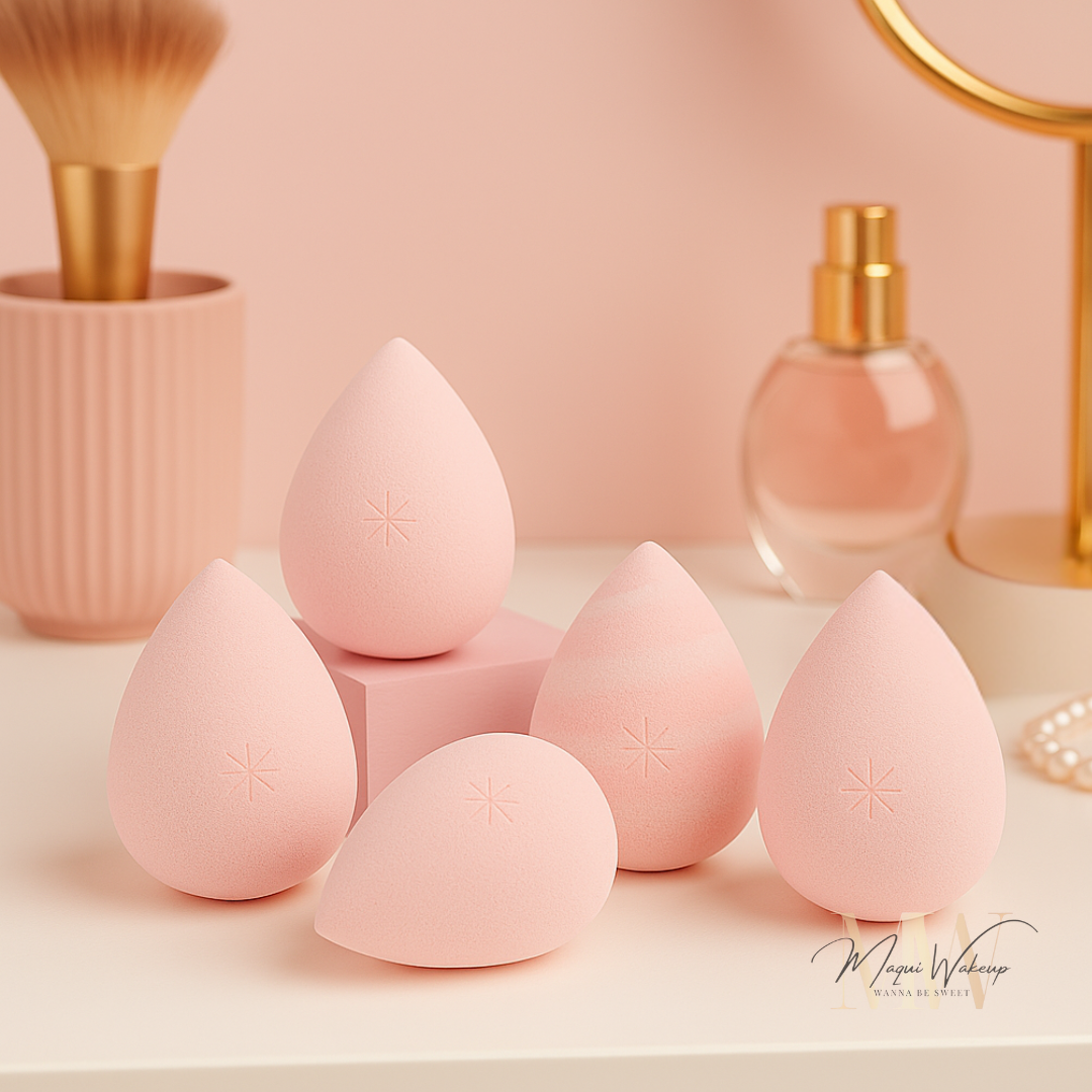 Brushworks  - Conjunto de 4 Esponjas Complexion 2