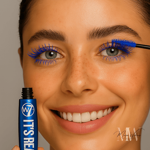 W7 - Máscara de Pestanas It’s Really W7 - Cor Blue Electric
