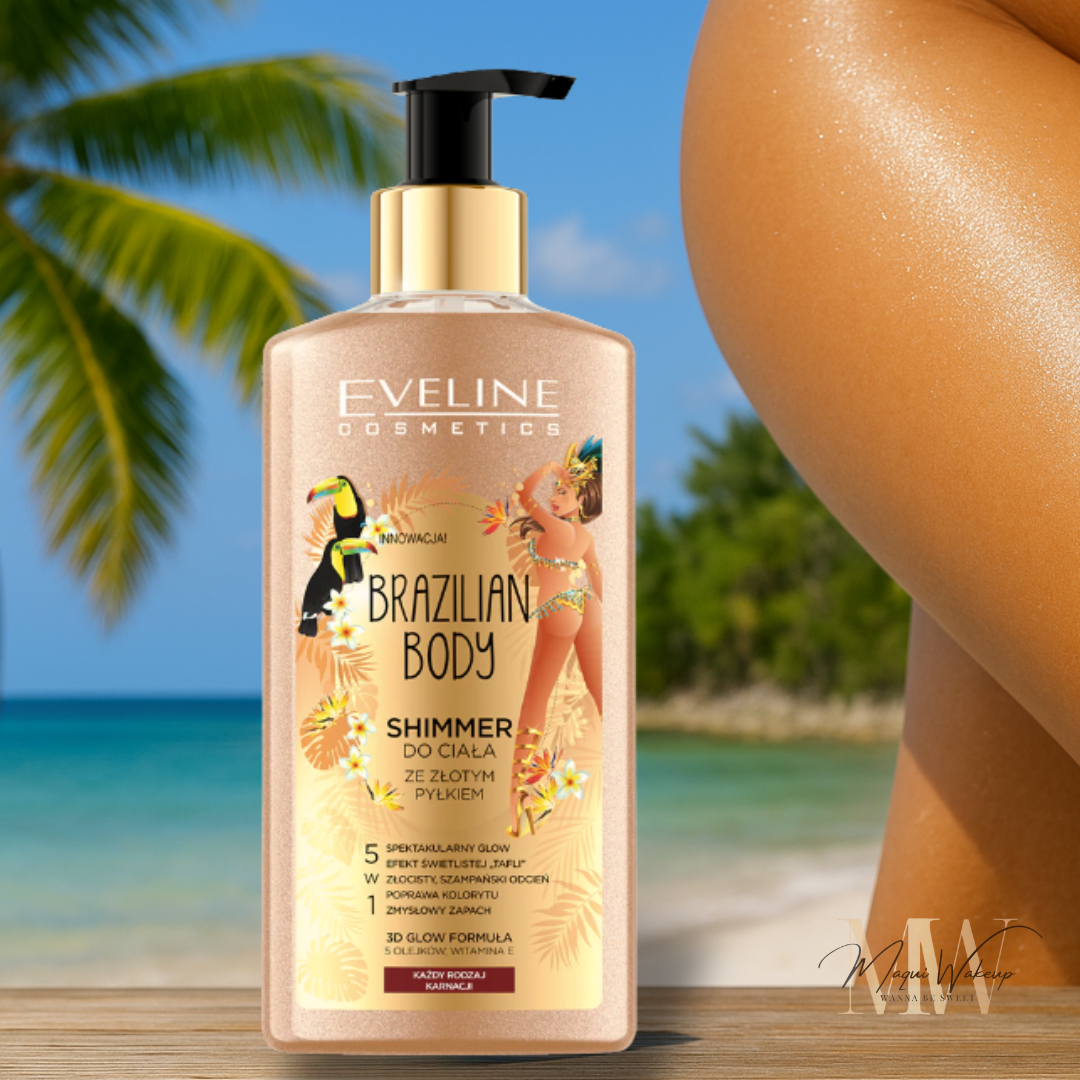 Eveline Cosmetics - *Brazilian Body* Emulsão Corporal com Glitter (150ml) 1