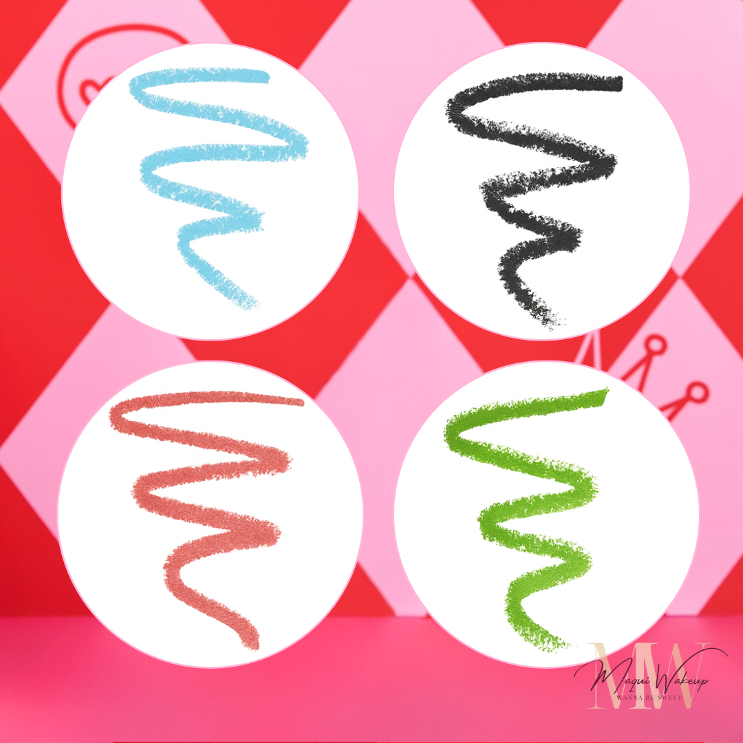 Revolution *DC Poison Ivy & Harley Quinn* - Conjunto de lápis de olhos 2