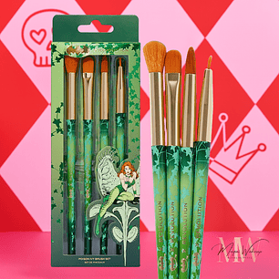 Revolution *DC Poison Ivy & Harley Quinn* - Conjunto de pincéis para olhos