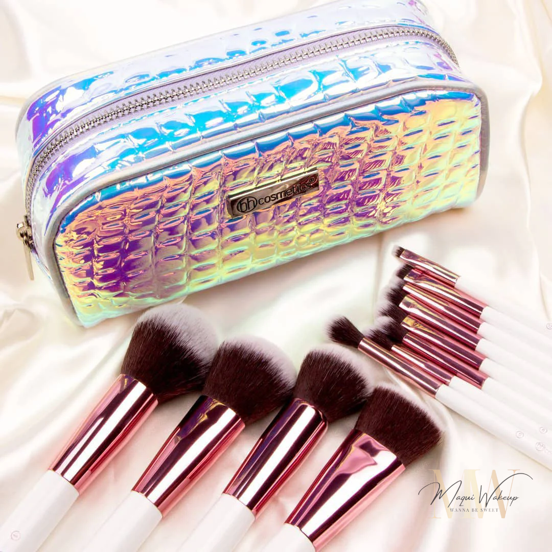 BH Cosmetics - Conjunto de 12 pincéis + bolsa - Crystal Quartz 3
