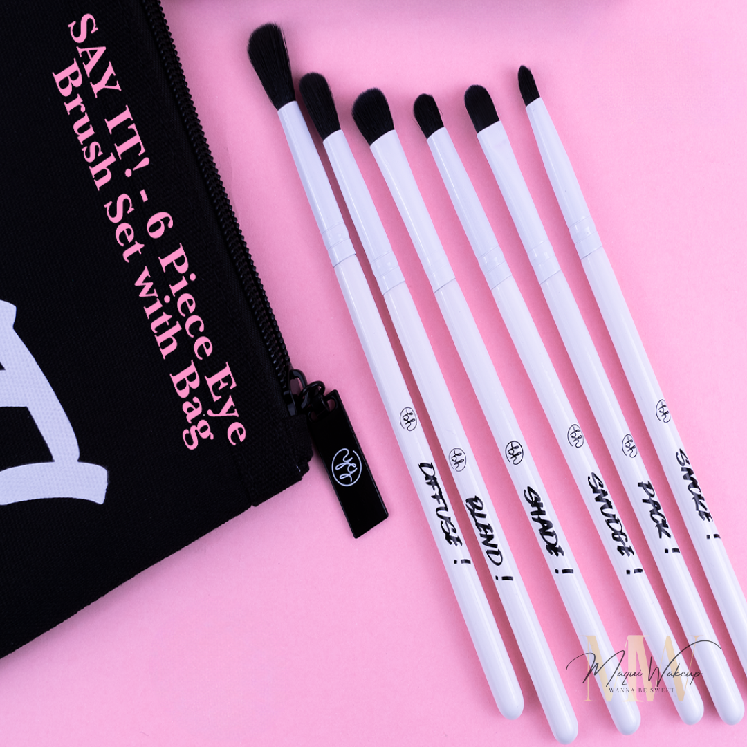 BH Cosmetics - Conjunto de 6 pincéis Say It! 1