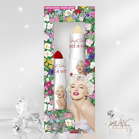 Wet n Wild x Marylyn Monroe - Kit Labial Edição Limitada