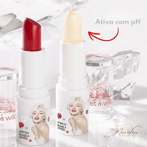 Wet n Wild x Marylyn Monroe - Kit Labial Edição Limitada