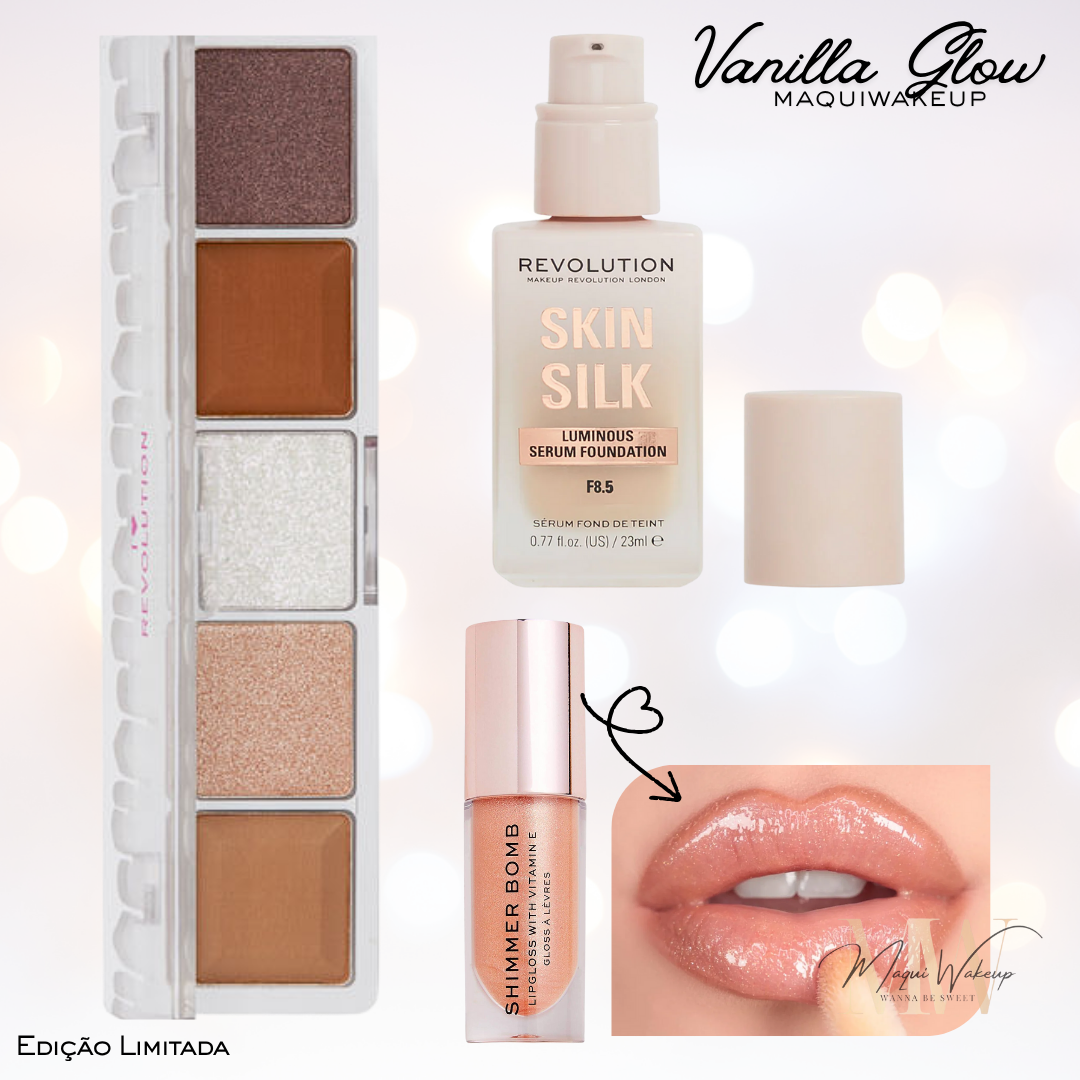 Maquiwakeup x Revolution - Coffret Vanilla Glow – Edição Limitada 1