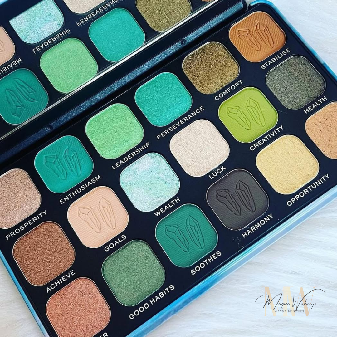 Revolution - *Crystal Aura* Paleta de sombras de olhos Forever Flawless - Aventurine 1