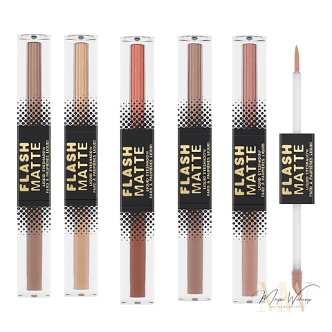 W7 - Sombras líquidas dupla Flash Matte