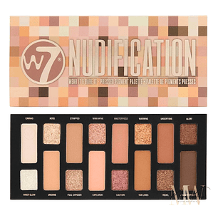 W7 – Paleta de Pigmentos Prensados Nudification