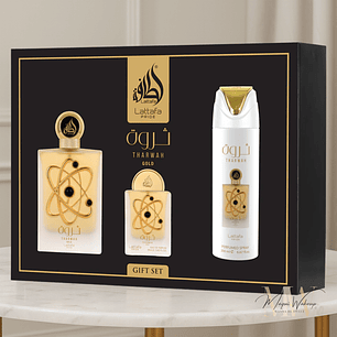 Lattafa - Coffret Tharwah Gold