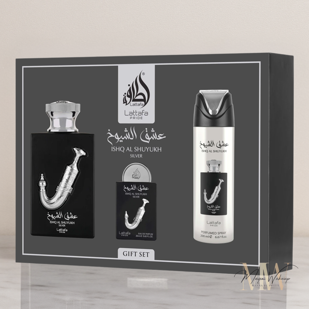 Lattafa - Coffret Ishq Al Shuyukh Silver (masculino) 1