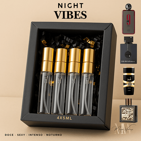 Maquiwakeup - Coffret Night Vibes – Men’s Discovery Box (4 x 5ml)