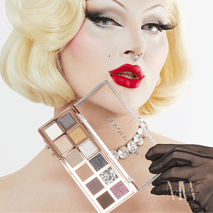 Revolution – Coffret The Smokey Icon Gift Set (Paleta + Pincel de Esfumar)