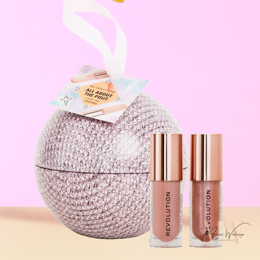Revolution – Coffret All About The Pout Lip Gift Set (Duo de Gloss) 1
